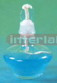 SPIRIT LAMP, BULB SHAPED, GLASS, SUPERIOR